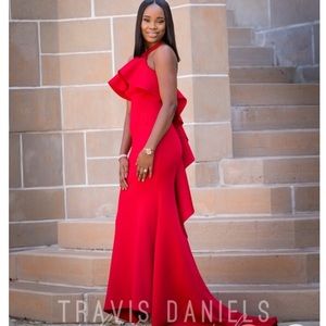 Wedding dress or prom.